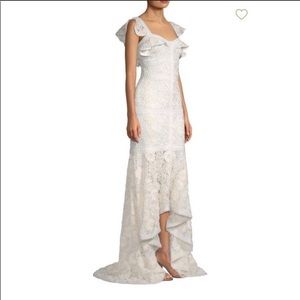 Alexis Women’s High-Low Lace Ivory Dress